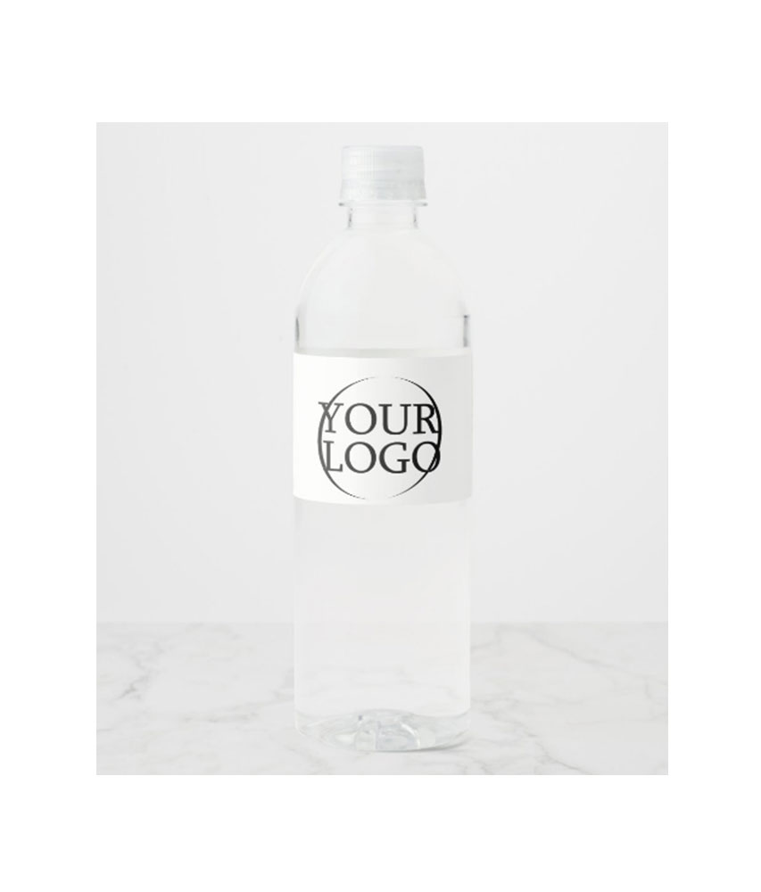 Water Bottle Label Custom Paper Printing Design Template
