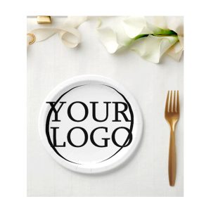 Custom Printed Paper Plate With Design Photo Logo