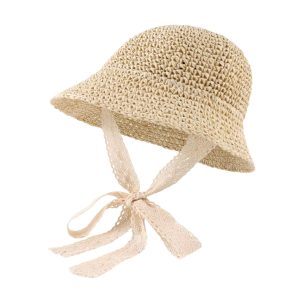 Baby Girl Straw Hat Outdoor Baby Sun Protection Hats Summer