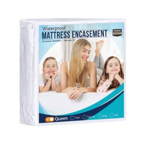 Bedding Zippered Mattress Encasement Queen Waterproof